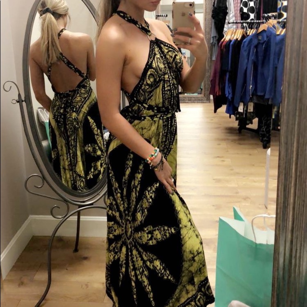 Unique Tapestry Wrap Maxi Dress (from Spain)